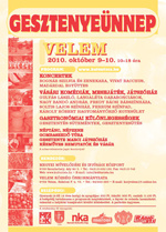 Gesztenyeünnep plakát 2010